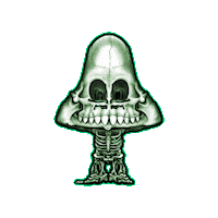 Skull Boo Sticker by MyxedUp