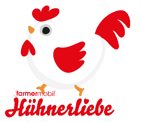 Chicken Love Sticker by farmermobil