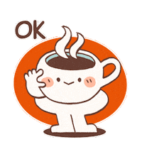 Happy Coffee Sticker by CGTN V-Studio