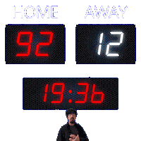 12 Away Sticker