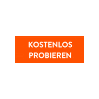 Orange Button Sticker by Morgengold Frühstücksdienste