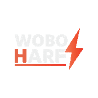 woboharf wobo harf Sticker