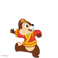 Chip Blessings Sticker by Hong Kong Disneyland