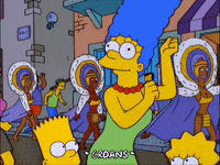 scared bart simpson GIF