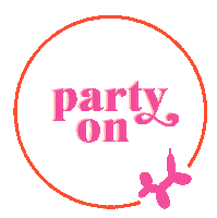 Party Balloons Sticker by Collective Creative Co