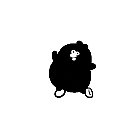 Jump Run Sticker by byebyechuchu