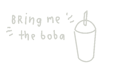 Bubbles Boba Sticker