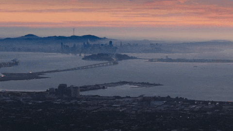 Bay Area Sunset GIF by Aerial Canvas
