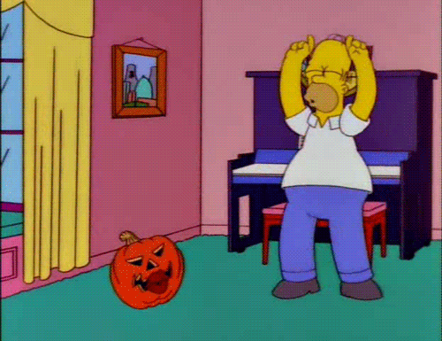 the homer they fall GIF
