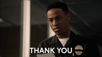The Rookie Thank You GIF by ABC Network