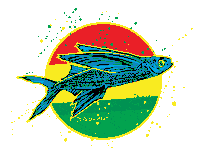 Flying High Weed Sticker by Put Me Outside