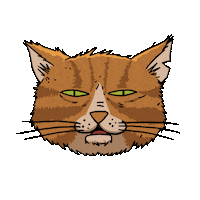 RobotGentleman cat nope suspicious no no no Sticker