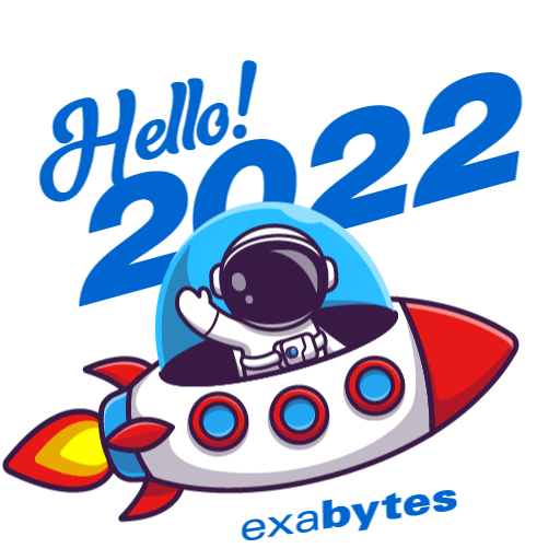 Exabytes-Hello-2022 Sticker by exabytes