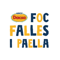 Paella Foc Sticker by Arroz Dacsa