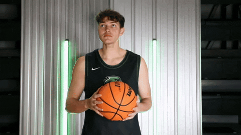 Awkward Basketball GIF by RiverHawk Sports