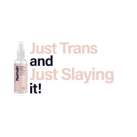 JustHumanIndia trans confident just sanitizer Sticker