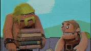 clasharama books hole puppets clash royale GIF