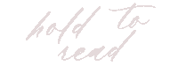 Hold To Read Sticker by Christy Jo Lightfoot