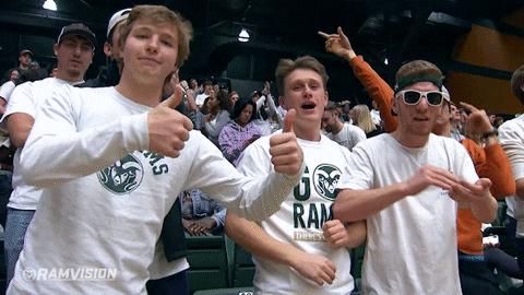 csu rams fans GIF by Colorado State Rams