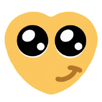 Big Eyes Love Sticker