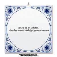 Baby Humor Sticker by Tegelspreuken.nl