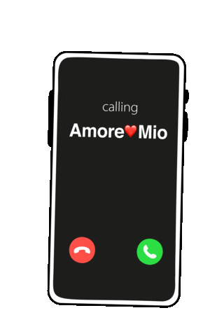 NicolRaidman giphyupload iphone call amore Sticker