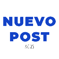 Nuevo Post Pendientes Sticker by ACUS