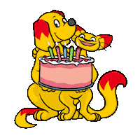 Happy Birthday Cake Sticker by Josera Ukraine