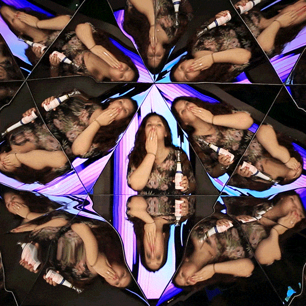 photobooth portrait kaleidoscope timeframe GIF