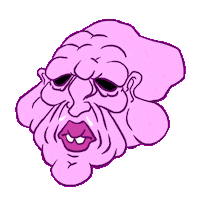 BILLY_CROCO weird smoke monster 420 Sticker
