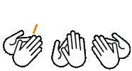 Clapping Finish Sticker by Loba