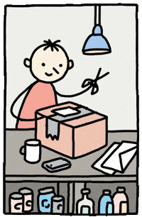 Post Delivery GIF by YK Animation Studio