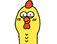 Chicken Gaga Sticker