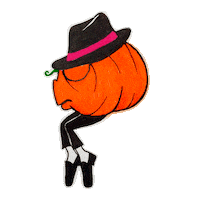 edugraphic music halloween orange argentina Sticker
