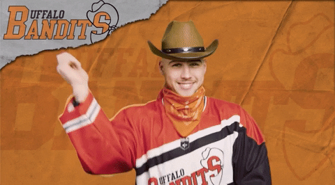 Sport Wink GIF by Buffalo Bandits