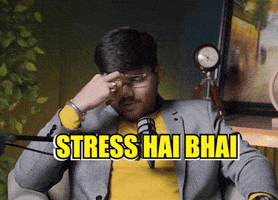 Frustrated Stress GIF by Raghav Bansal