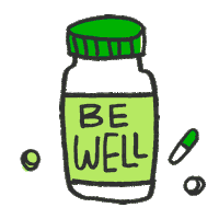 luckyvitamin wellness pills vitamins luckyvitamin Sticker