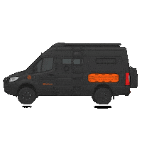 Road Trip Adventure Sticker by vanlifezone