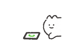 Cat Phone Sticker