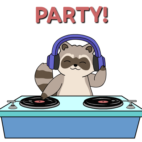 Dj Celebrating Sticker by Ordinary Frends