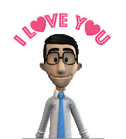 i love you hugo Sticker by Hand Talk