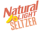 Natural-Light-Beer summer drink beer peach Sticker