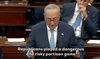 Chuck Schumer GIF by GIPHY News