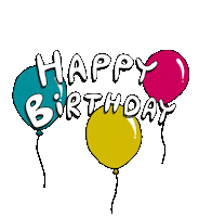 Celebrate Happy Birthday Sticker by mydoodlesateme