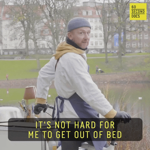 Get Up Go To Bed GIF by 60 Second Docs