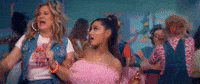 Happy Jennifer Coolidge GIF by Ariana Grande