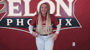 College Athletics Ncaa Softball GIF by Elon Phoenix
