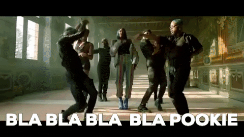 rem_coconuts giphygifmaker pookie aya nakamura bla bla bla bla pookie GIF