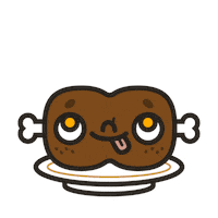 Steak Eating Sticker