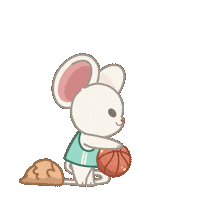 Basketball Jumping Sticker by Moki